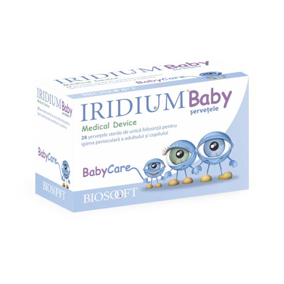 Iridium Baby Wipes (x 20)