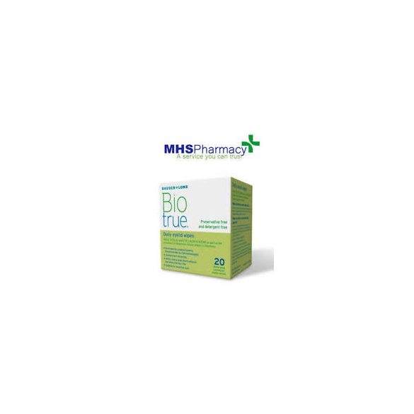 Biotrue Daily Eyelid Wipes (x20)