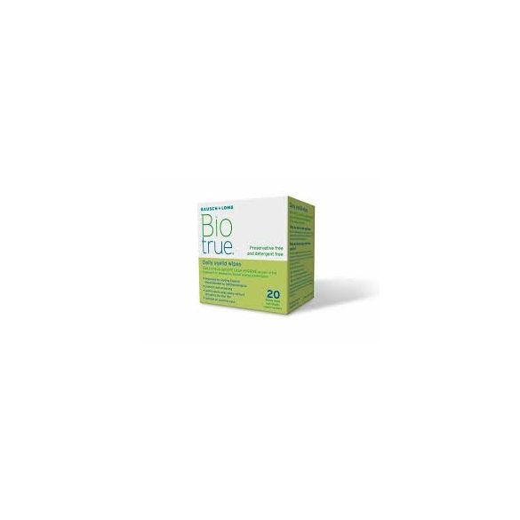 Biotrue Daily Eyelid Wipes (x20)