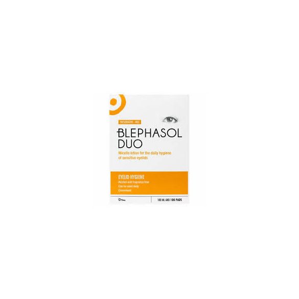 Blephasol Duo: Eyelid Hygiene with 100 pads (100 ml)