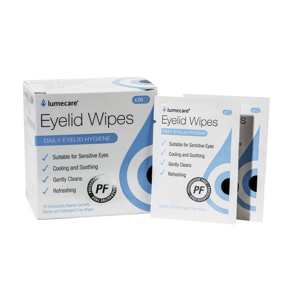 Lumecare Eyelid Wipes (20 x 2.25 ml)